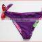 Wholesale Black Tassels Seamless Bottom Sexy Fashion bikini swimwear 2017