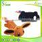 Top Quality PU Leather Plush Pencil Bag