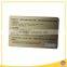 CR80 Silkscreen Printed Mirror Finish Brush Silver Plastic Card