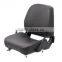 Universal high quality and durable back-forth adjustable PVC forklift seat YH-06