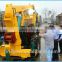 Tractor crane eauipment with drill for hole digging