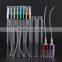 MUB 10ml refillable clear glass perfume spray bottle with aluminum atomizer
