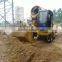 self loading and propelled concrete mixer power shift truck with pump diesel engine air conditioner