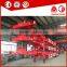 3 Axles used skeleton container semi trailer flat bed trailer for sale