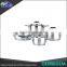Cheap price kitchenware wholesale 6pcs sets of stainless steel cookware non stick pot