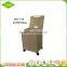 Wholesale handmade paper rope laundry basket with wheels