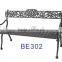 classical cast iron bench of 1.3 meter length