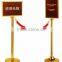 Stainless Steel Sign Holder, Information Stand