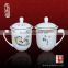 High quality hand painted custom ceramic cup and saucer for wholesale