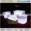 hottest popular decorative outdoor molded plastic china manufacturer led furniture