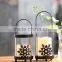 Christmas Hanging Decorative Pillar Glass Candle Lanterns