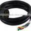 S10095 7 Way Plug Inline Black Trailer Cord Trailer Cable