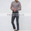 Latest Design Custom Long Sleeve Mens Pre-Shrunk 97% Cotton 3% Elastane Lightweight Check Print Skinny Fit Casual Shirts