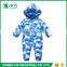 Custom Design Children Boutique Clothing Long Sleeve Baby Winter Print Romper