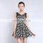 ODM/OEM GOOD SERVICE FROM CHINA V-NECK FASHION SEXY GIRL PRINT DRESS