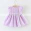 Children Frocks Designs Boutique Flower Girl Vintage Dresse Baby Clothing Woven Cotton