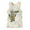 Fashion Design Custom Embroidery Wholesale Cheap 100 Cotton Kids Tank Top