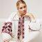 2017 OEM ladies embroidered vintage swingy home coat