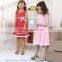 Custom wholesale summer fancy printing baby girl cotton dresses