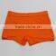 100% cotton cute orange silk underwear kids with customer's logo