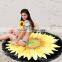 cotton round beach towel with tassel sabt