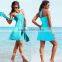 purple women wrap beach dress/sh wi fashionable 12 color summer beach dress