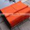 Orange Alpaca Blanket Throw