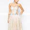 Girl's Soft-touch Lace Branded Bandeau Prom Dress 2015