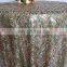 Banquet Sequin Wholesale Beaded Table Overlay