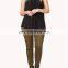 CHEFON Lace-Trimmed Georgette Top CWPD0016