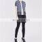 Fashion women tweed jacket/ladies fashion short sleeve women jacket