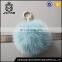 China Supplier Fur Pom Pom Fur Bag Accessory Keychain