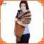 Rex Rabbit Fur + 100% Cashmere Shawl