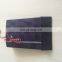 Free Rish New Popular Luxury Custom Design Navy Blue Flocking Velvet Bag