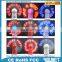 custom led message 4'' aaa battery led mini travel fan