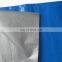 blue/silver raining season covers tarps sheet 130g pe/hdpe tarps/ tarpaulin fabreic sheet