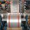 Tubular Laminated PP woven rice potato cabbage bag roll with label