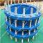 Ductile iron pipe fittings with double flange metal expansion joint