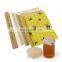 Direct Factory Customizable Natural Eco-friendly Reusable Organic cotton Beeswax Food Wrap Roll