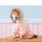 Winter Pet dog cat outer space apparel hooded coat cotton clothes for puppy