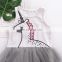 Lovely Unicorn Printed Baby Girls Dresses Kids Ruffle Party Fashion Dress