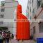Kids outdoor Movable blew up Rocket rotating slide for sale