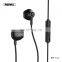 Remax Hot Selling RM-711 Deep Bass Stereo Wired Earbud Earphone with Mic&Volume control