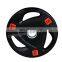 China factory price weight lifting iron rubber weight plate/barbell plate