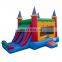 Commercial inflatable kids jumping air bouncer castle playground slide for sale