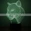 Amazing optical led light night table 3d illusion lamp for Christmas gifts