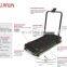 Rongle R001 home use foldable manual self-powered  incline curved fitness equipment with safety handle and display dog treadmill