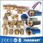 Lead free BSP NPT 110 series brass union male female equal screw fitting for water pex pipes