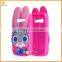  express 3d rabbit silicone cellular case for Alcatel C5
