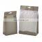 Custom printed eco friendly commercial food packaging bag with window